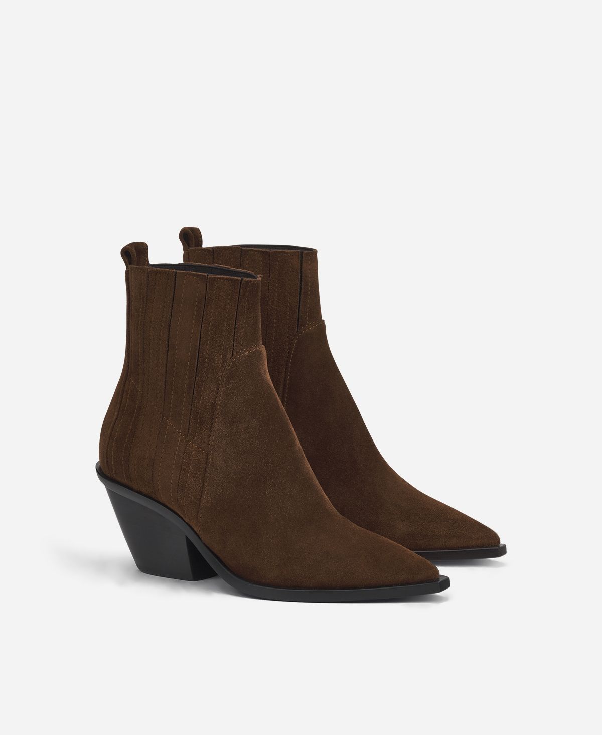 Agl Texano In Velour Cuoio Roberta Beat