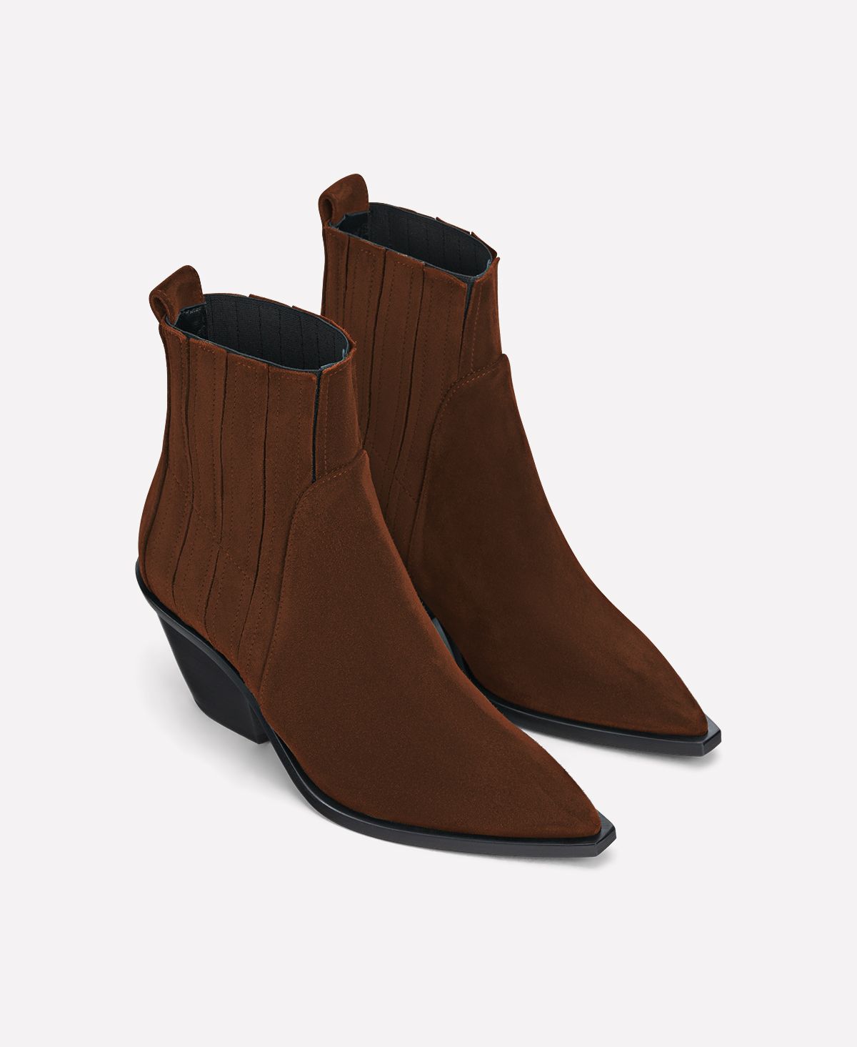 Agl Texano In Velour Cuoio Roberta Beat