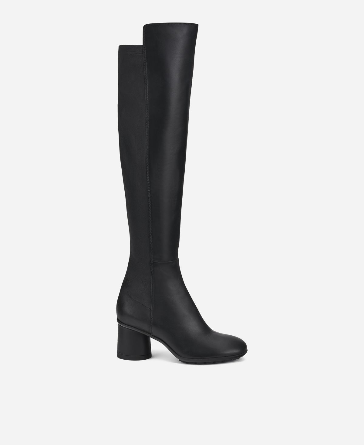 Agl Stivale con gambale elasticizzato Nero Curvy Boot