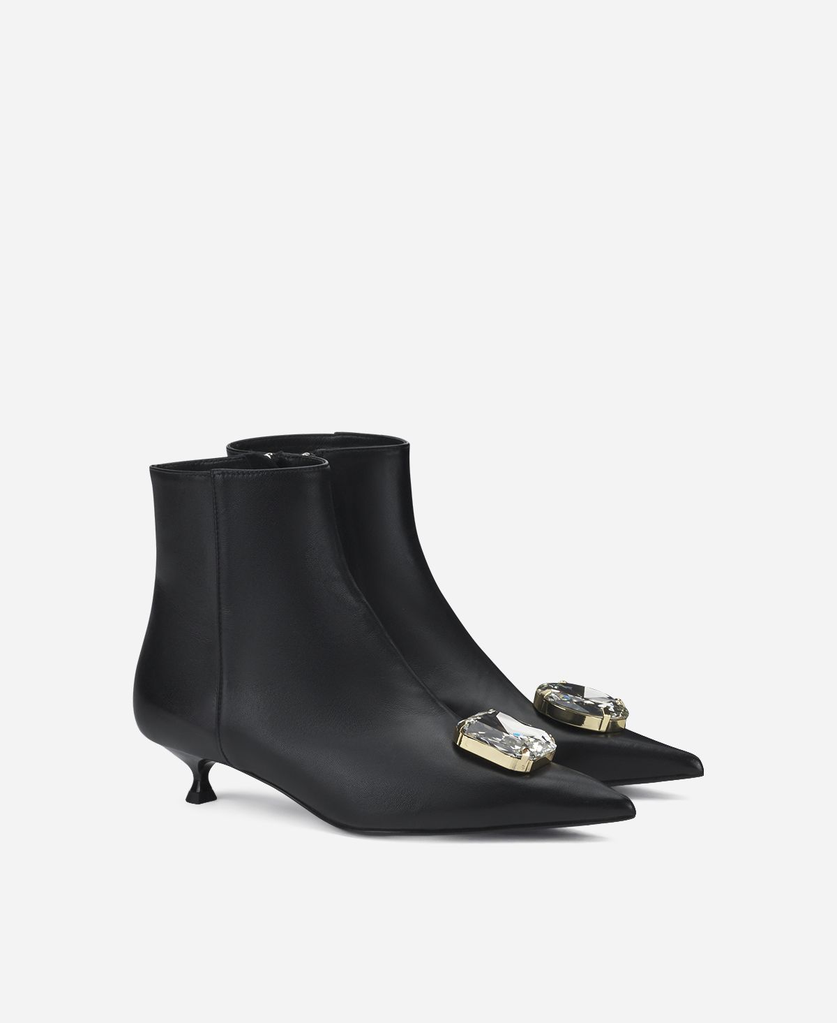 Agl Stivaletto Con Cristalli Nero Lenor Bootie Crystal