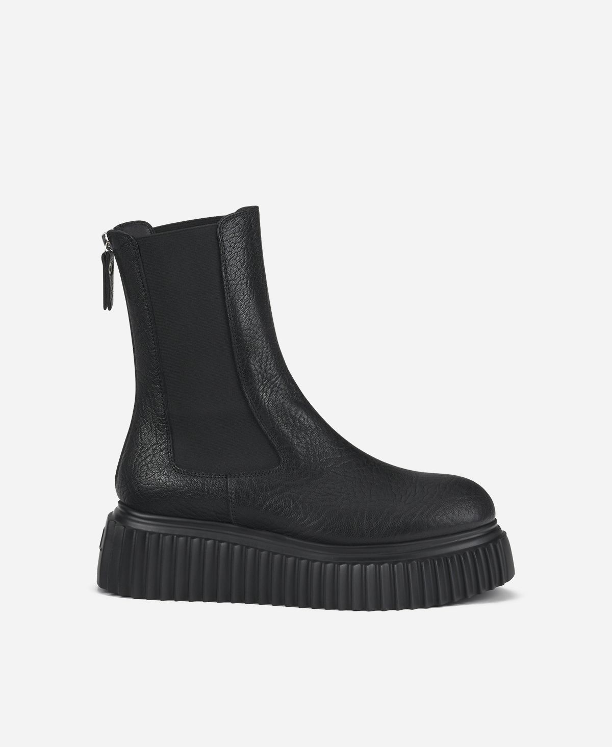 Agl Stivaletto con elastici laterali Nero Vladimira