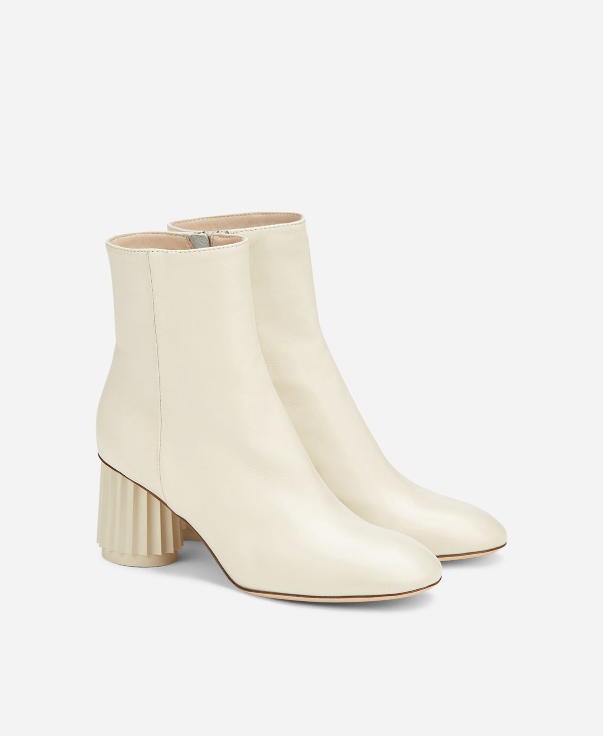 Agl Stivaletto Con Tacco Design Crema Dorica M Bootie