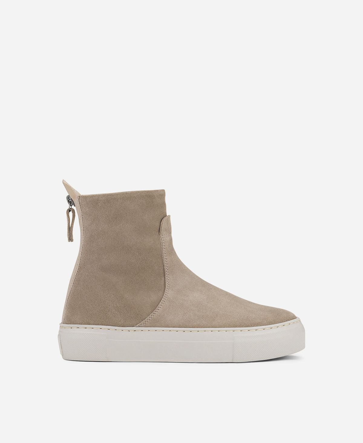 Agl Stivaletto sneaker in velour Tortora MEGHAN BOOTIE