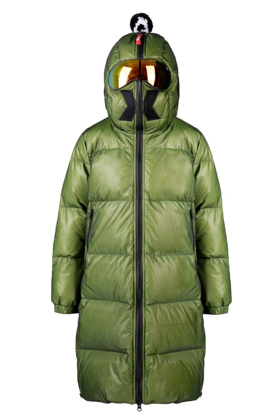 Ai-Riders Piumino Lungo Unisex in Nylon con Stampa e Spacchi Zippati Unisex CX503RTMBT3 | Ai-Riders