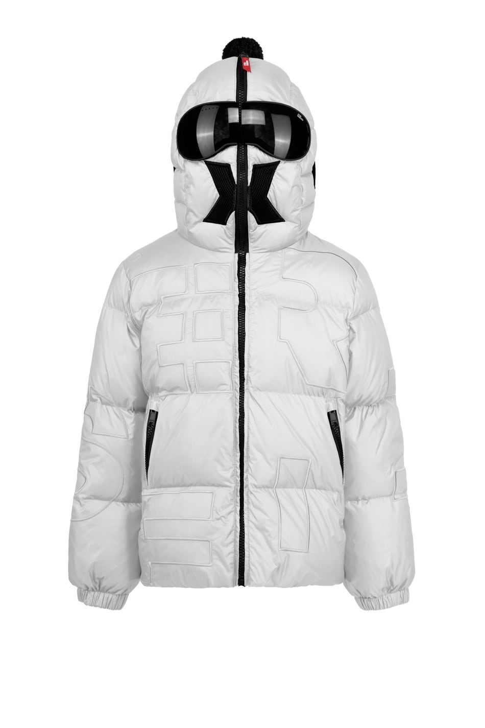 Ai-Riders Piumino Unisex in Nylon Micro-Ripstop con Lettere Ricamate - JX702BTKJ4