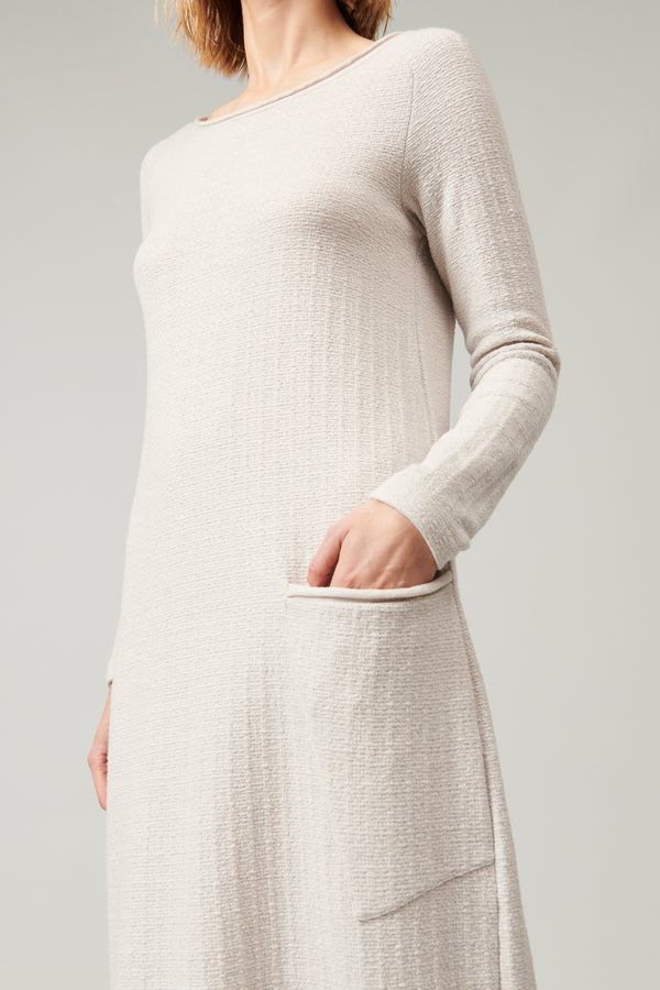 Transit Par Such Abito Lungo In Maglia Di Lana E Viscosa Jacquard Microfantasia | 1013. – Transit