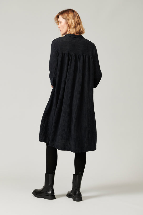 Transit Par Such Abito Midi Svasato In Tessuto Misto Lanagessato Goffrato | 1013.CFDTRY – Transit