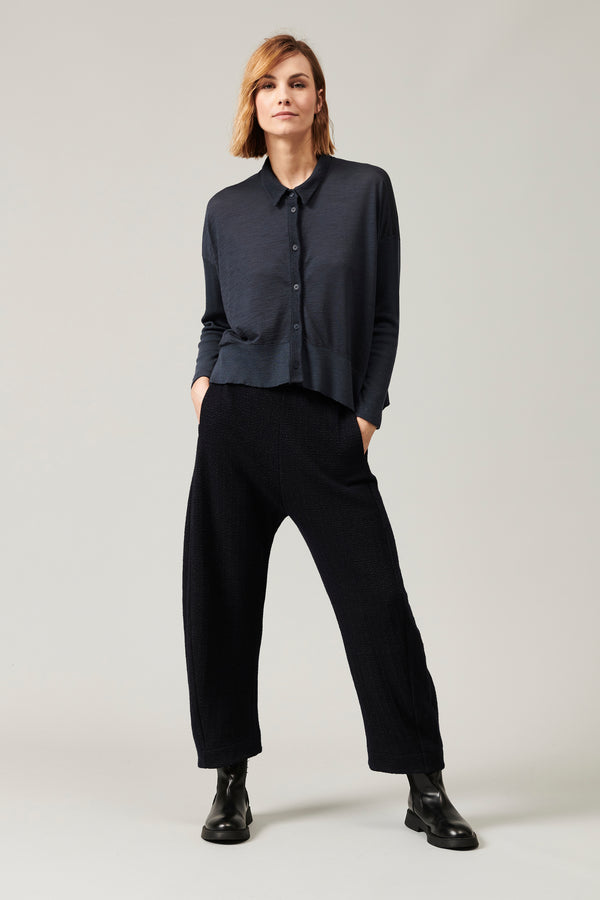 Transit Par Such Camicia Over In Jersey Di Lana Con Manica E Fondo In Costina | 1013.CF – Transit