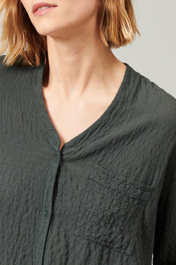 Transit Par Such Camicia Stondata In Goffrato Di Di Misto Lana Stretch | 1013.CFDTRYP25 – Transit