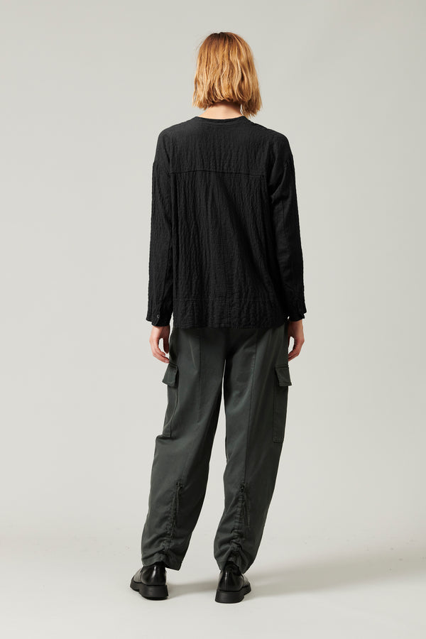 Transit Par Such Camicia Stondata In Goffrato Di Misto Lana Stretch | 1013.CFDTRYP250.1 – Transit