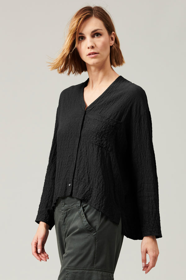 Transit Par Such Camicia Stondata In Goffrato Di Misto Lana Stretch | 1013.CFDTRYP250.1 – Transit