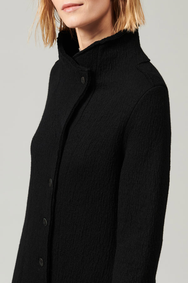 Transit Par Such Cappotto Lungo Slim Fit In Maglia Di Lana Cotta | 1013.CFDTRYX332.10 – Transit