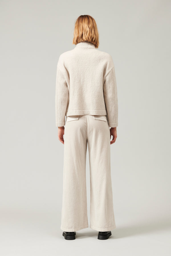 Transit Par Such Giacca Corta Collo Alto A Camicia In Lana Cotta | 1013.CFDTRYX335.01 – Transit