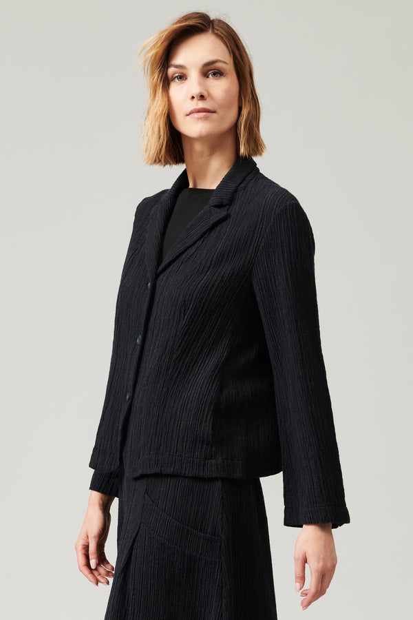 Transit Par Such Giacca Regular Fit In Misto Lana Gessato Goffrato | 1013.CFDTRYA103.05 – Transit