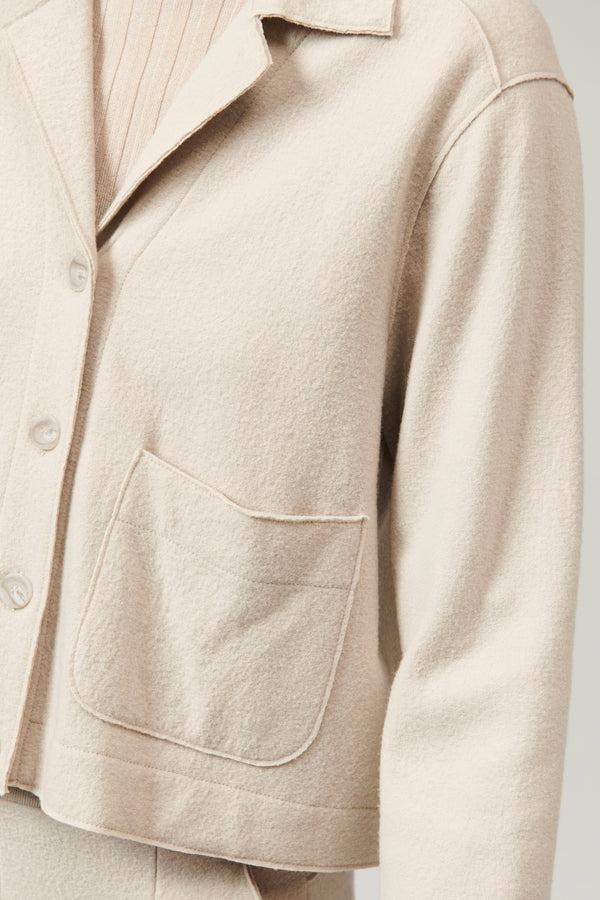 Transit Par Such Giacchino Sfoderato Con Collo A Rever In Pannetto Di Lana Dalla Vesti – Transit