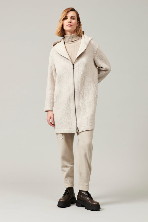 Transit Par Such Giaccone Comfort Fit Con Cappuccio In Lana Cotta | 1013.CFDTRYX334.01 – Transit