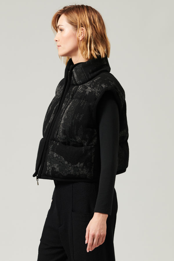 Transit Par Such Gilet Corto In Maglia Di Lana E Viscosa Jaquard Imbottito | 1013.CFDTR – Transit