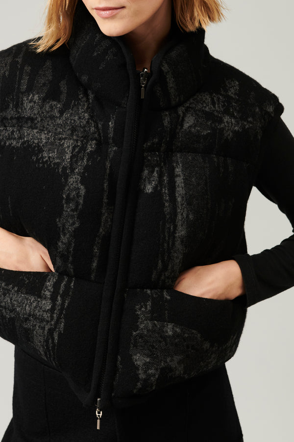 Transit Par Such Gilet Corto In Maglia Di Lana E Viscosa Jaquard Imbottito | 1013.CFDTR – Transit