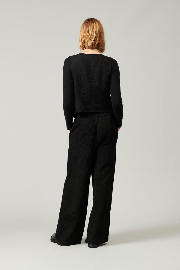 Transit Par Such Gilet In Misto Lana Gessato Goffrato | 1013.CFDTRYA102.10 – Transit