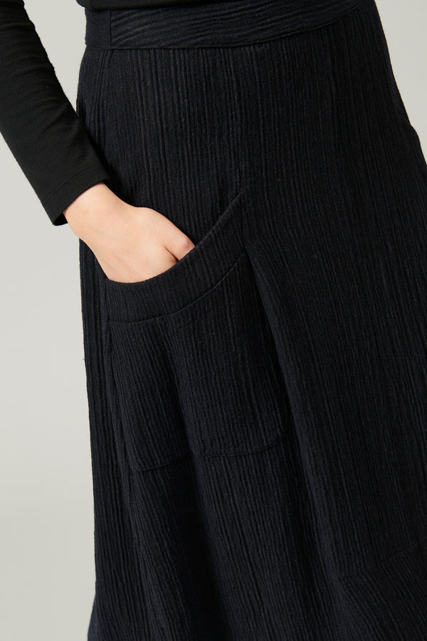 Transit Par Such Gonna Linea Bombé In Misto Lana Gessato Goffrato | 1013.CFDTRYA104.05 – Transit