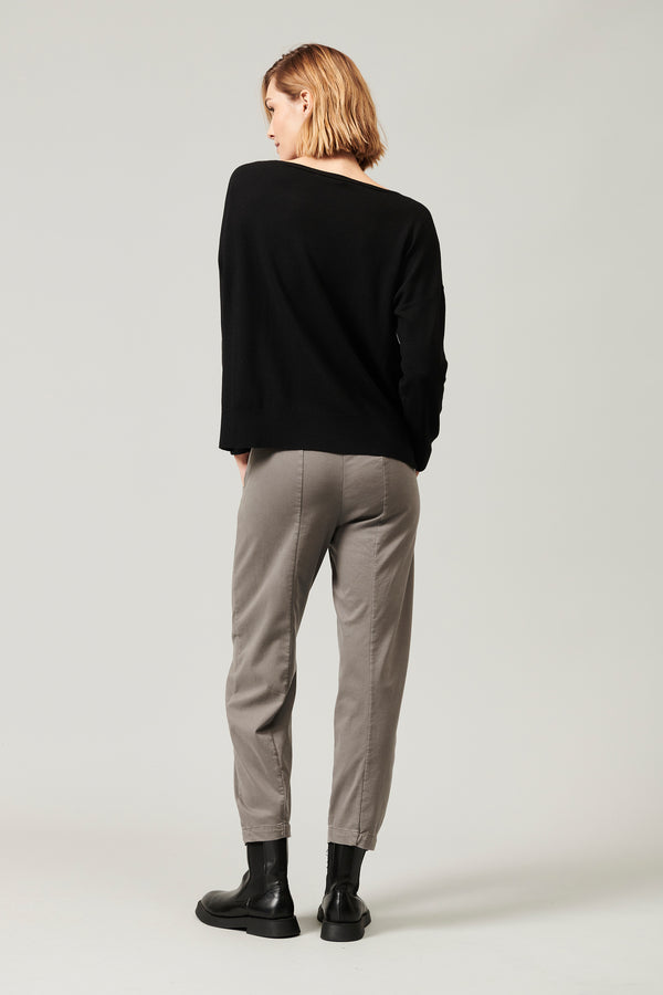 Transit Par Such Maglia Oversize In Viscosa E Lana. Linea A Scatola Collo A Barchetta – Transit