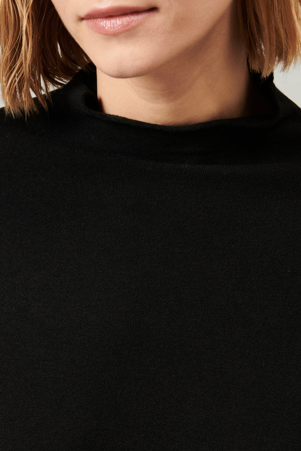 Transit Par Such Maglia Oversize In Viscosa E Lana. Linea A Scatola Collo A Vulcano | – Transit