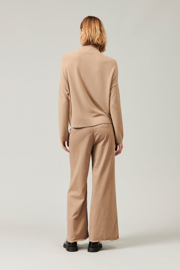 Transit Par Such Maglia Oversize In Viscosa E Lana. Linea A Scatola Collo A Vulcano | – Transit