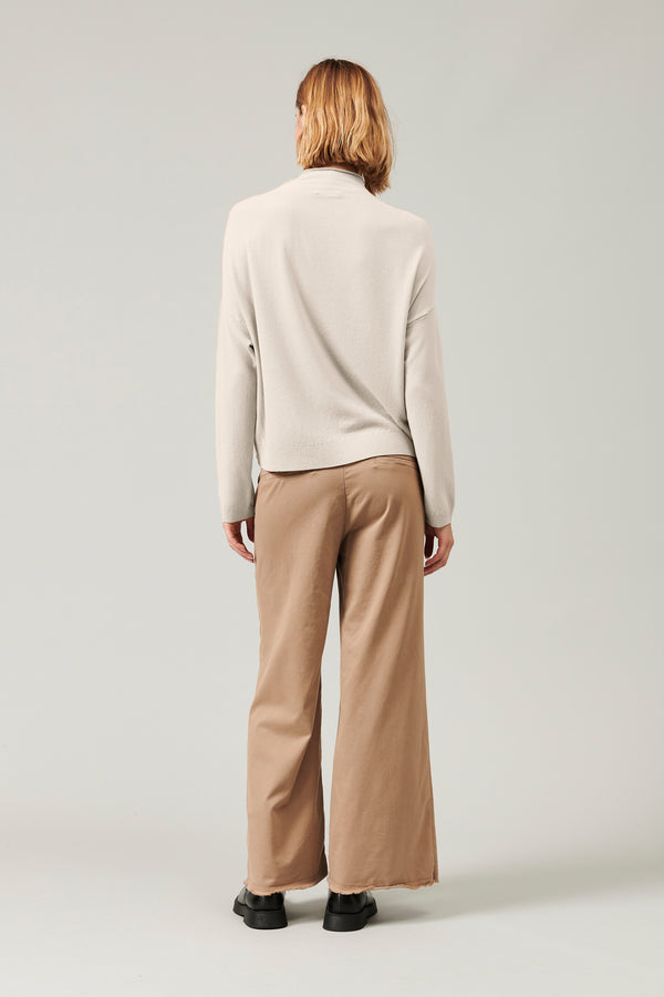 Transit Par Such Maglia Oversize In Viscosa E Lana. Linea A Scatola Collo A Vulcano | – Transit