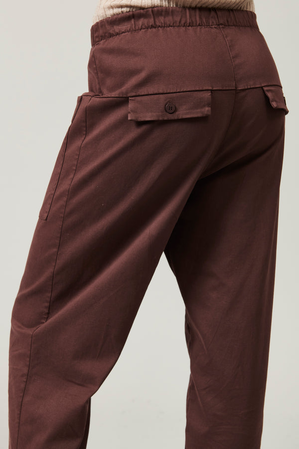 Transit Par Such Pantalone Comfort Fit Con Tasche Davanti In Viscosa E Cotone Stretch. – Transit