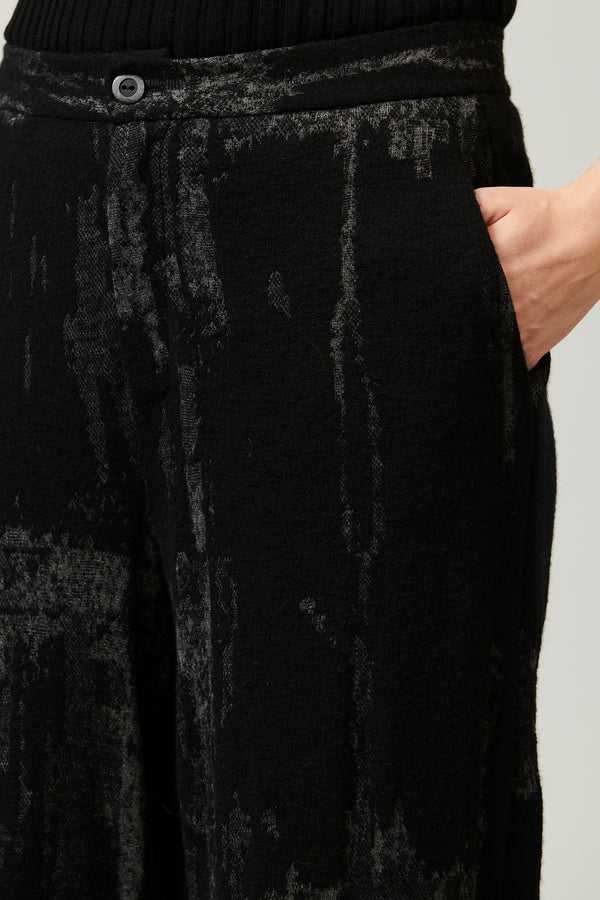 Transit Par Such Pantalone Palazzo In Maglia Di Lana E Viscosa Jaquard | 1013.CFDTRY641 – Transit