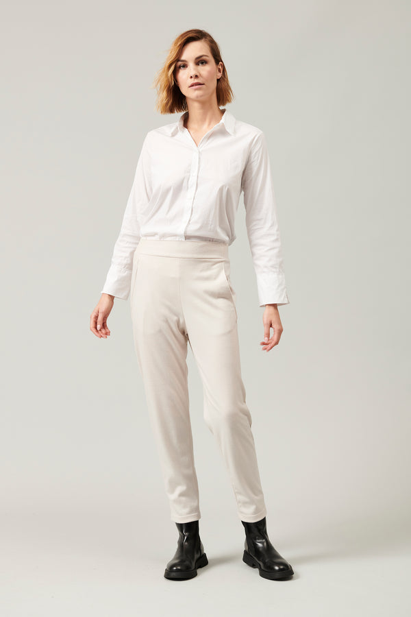 Transit Par Such Pantalone regular fit in maglia di lana cotta | 1013.CFDTRYV316.01 – Transit