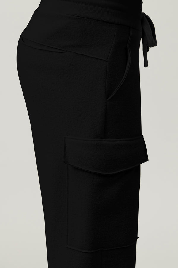 Transit Par Such Pantaloni Cargo In Panno Di Lana Con Cintura A Coste Di Lana Elastici – Transit