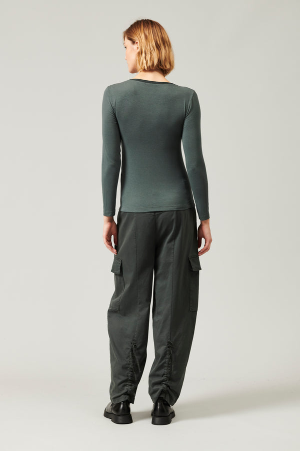 Transit Par Such T-shirt Scollo A V Slim Fit In Jersey Di Modal Stretch | 1013.CFDTRYI1 – Transit