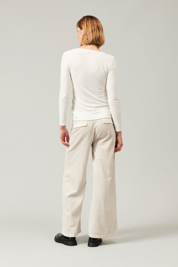 Transit Par Such T-shirt Scollo A V Slim Fit In Jersey Di Modal Stretch | 1013.CFDTRYI1 – Transit