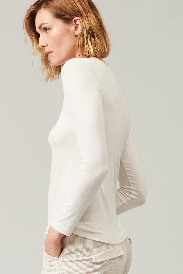 Transit Par Such T-shirt Scollo A V Slim Fit In Jersey Di Modal Stretch | 1013.CFDTRYI1 – Transit