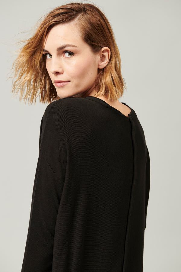 Transit Par Such T-shirt Vestibilità Over In Costina Di Jersey Misto Modal. Indossabile – Transit