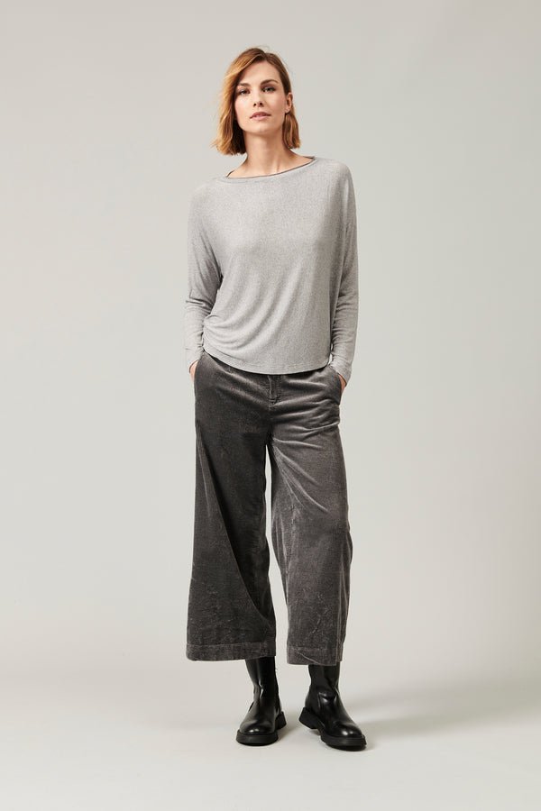 Transit Par Such T-shirt Vestibilità Over In Costina Di Jersey Misto Modal. Indossabile – Transit