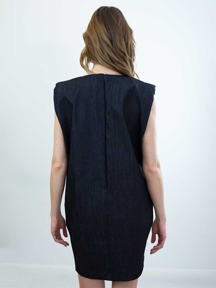 Tricot à Porter ABITO OVETTO CON SPALLINE IMBOTTITE