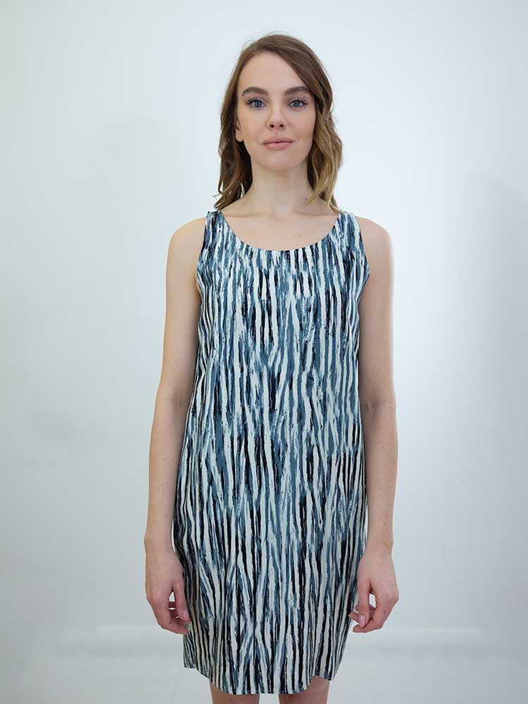 Tricot à Porter ABITO OVETTO FANTASIA SCOLLO CANOTTA