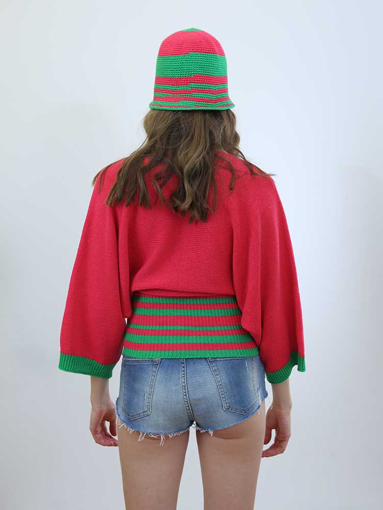 Tricot à Porter MAGLIA PIPISTRELLO FASCIA ALTA IN VITA