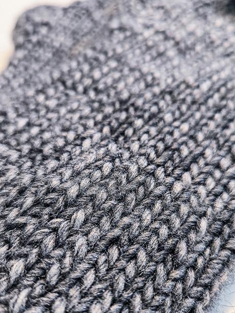 Tricot à Porter Manicotti In Maglia Con Orli A Coste