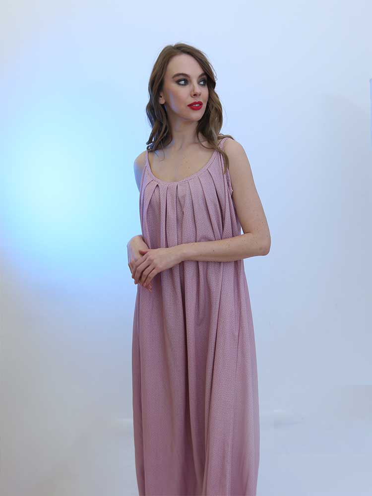 Tricot à Porter ABITO EXTRA LONG CON ROUGE