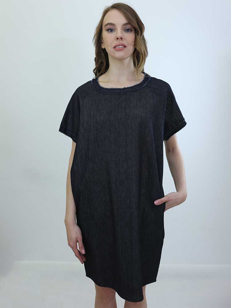 Tricot à Porter ABITO OVETTO CON TASCHE A FILO