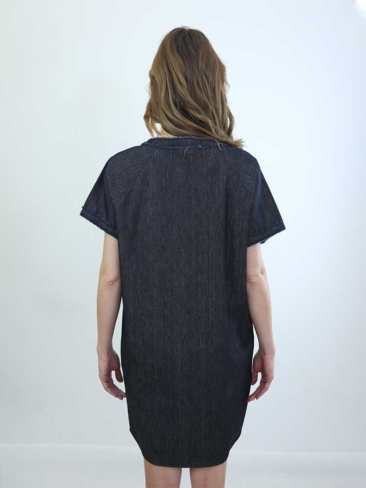 Tricot à Porter ABITO OVETTO CON TASCHE A FILO