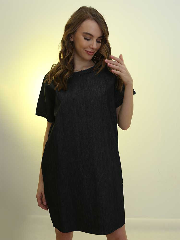 Tricot à Porter ABITO OVETTO CON TASCHE A FILO