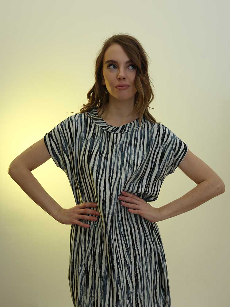 Tricot à Porter ABITO OVETTO FANTASIA MEZZA MANICA