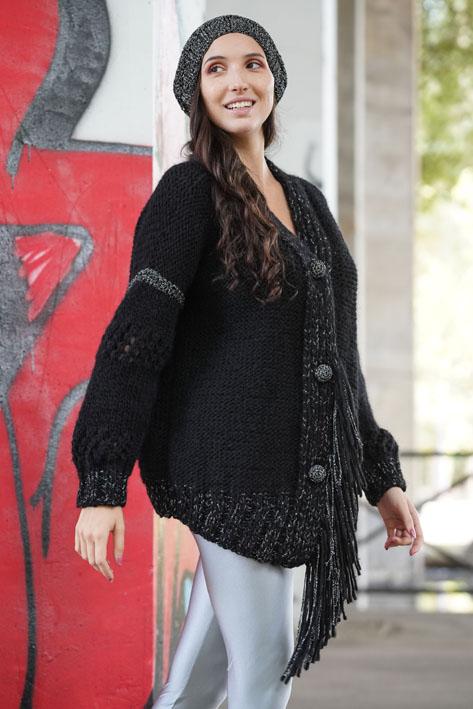 Tricot à Porter Asymmetrical Cardigan