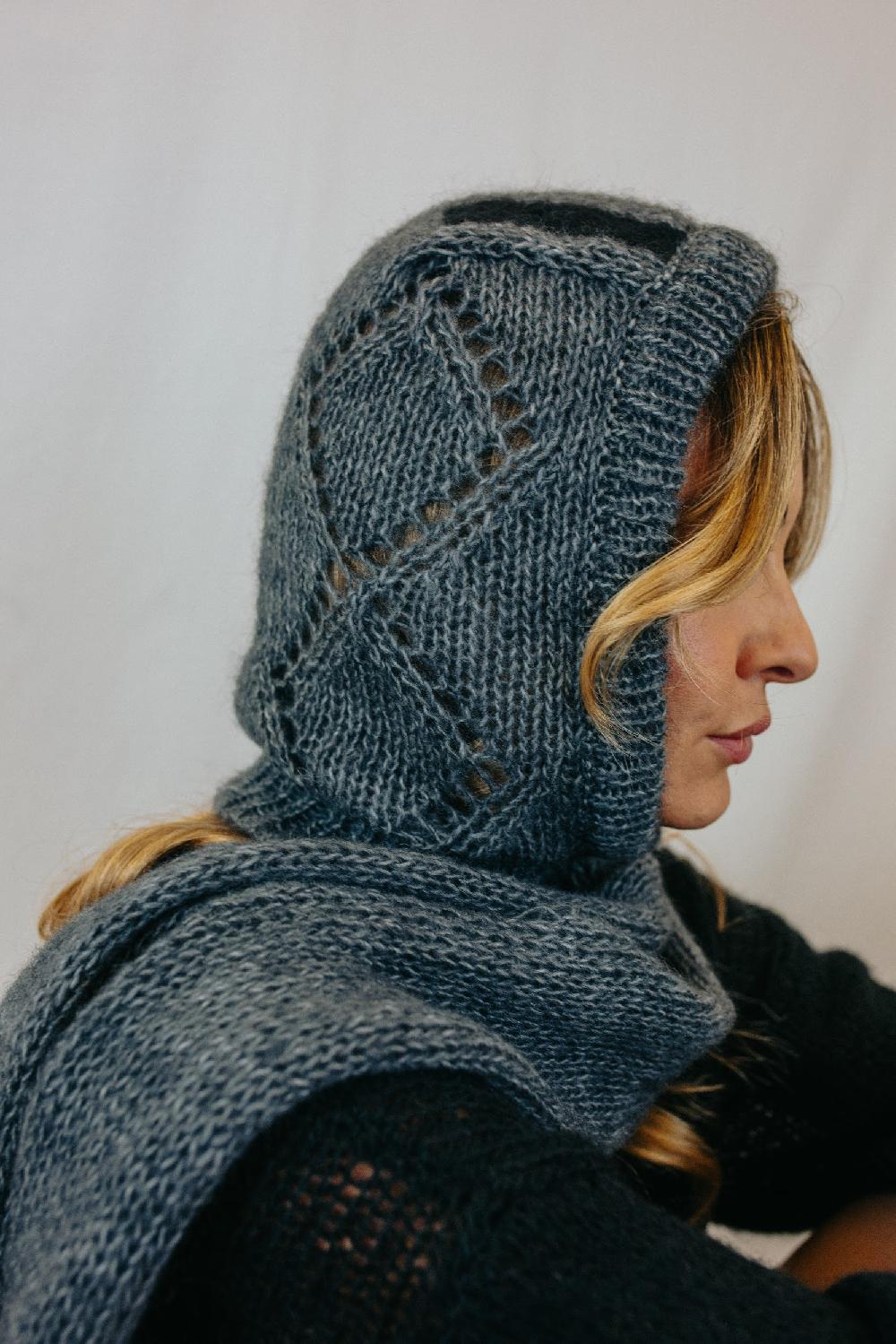 Tricot à Porter Balaclava Con Trafono A Rombi