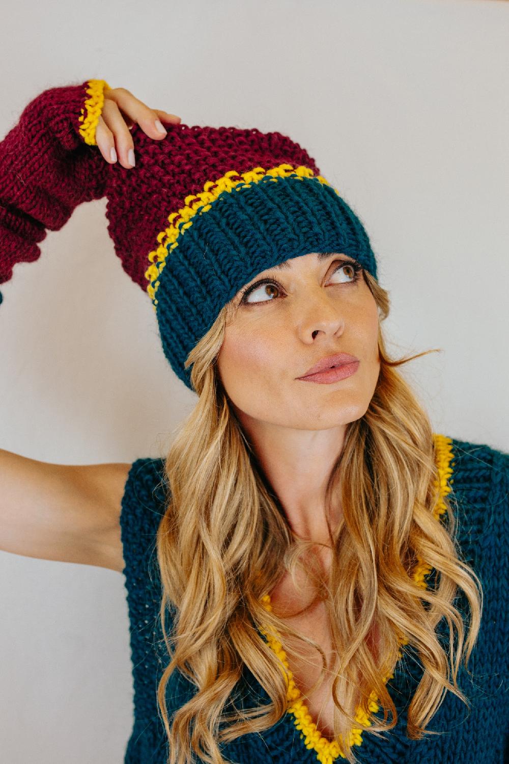 Tricot à Porter Beretto In Maglia