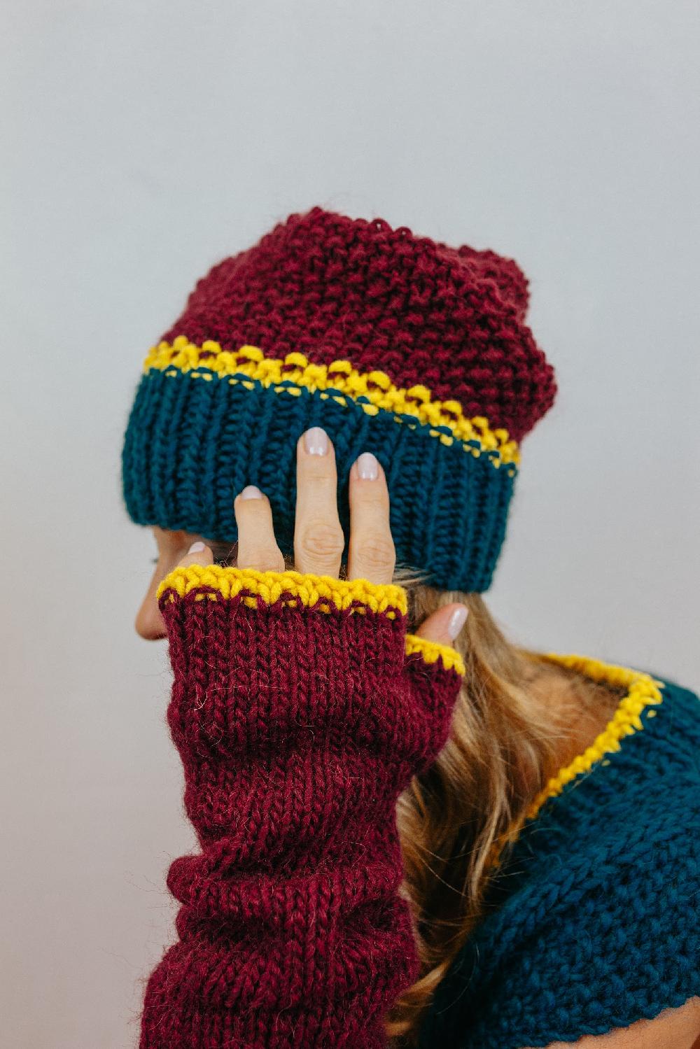 Tricot à Porter Beretto In Maglia